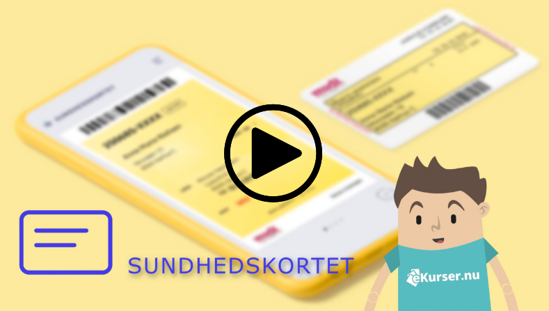 Video hos eKurser om sundhedskort-appen